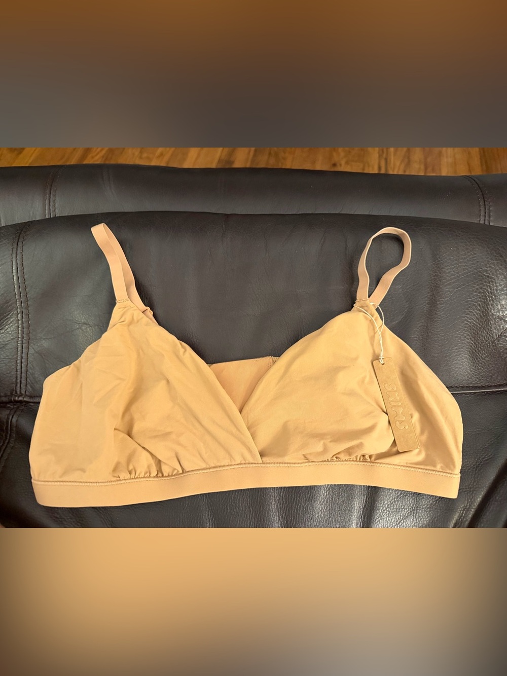 3X Brand New With Tags SKIMS Fits Everybody Crossover Triangle Bralette, $25